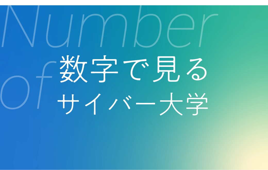 数字で見るサイバー大学