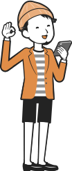 説明する男性イラスト